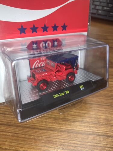 M2 Machines Coca Cola 1944 Jeep MB 9250 Pcs 750 Chase Worldwide A31 23-07 New - Picture 2 of 7