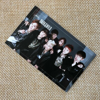 BTS Group [ Dark & Wild Official Photocard ] 1st Studio
