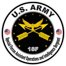 US Army Special Forces Assistant Operations Bumper Sticker Military Decal 5"