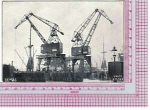 Post Card Germany Construction Cranes Demag Duisburg Ebay