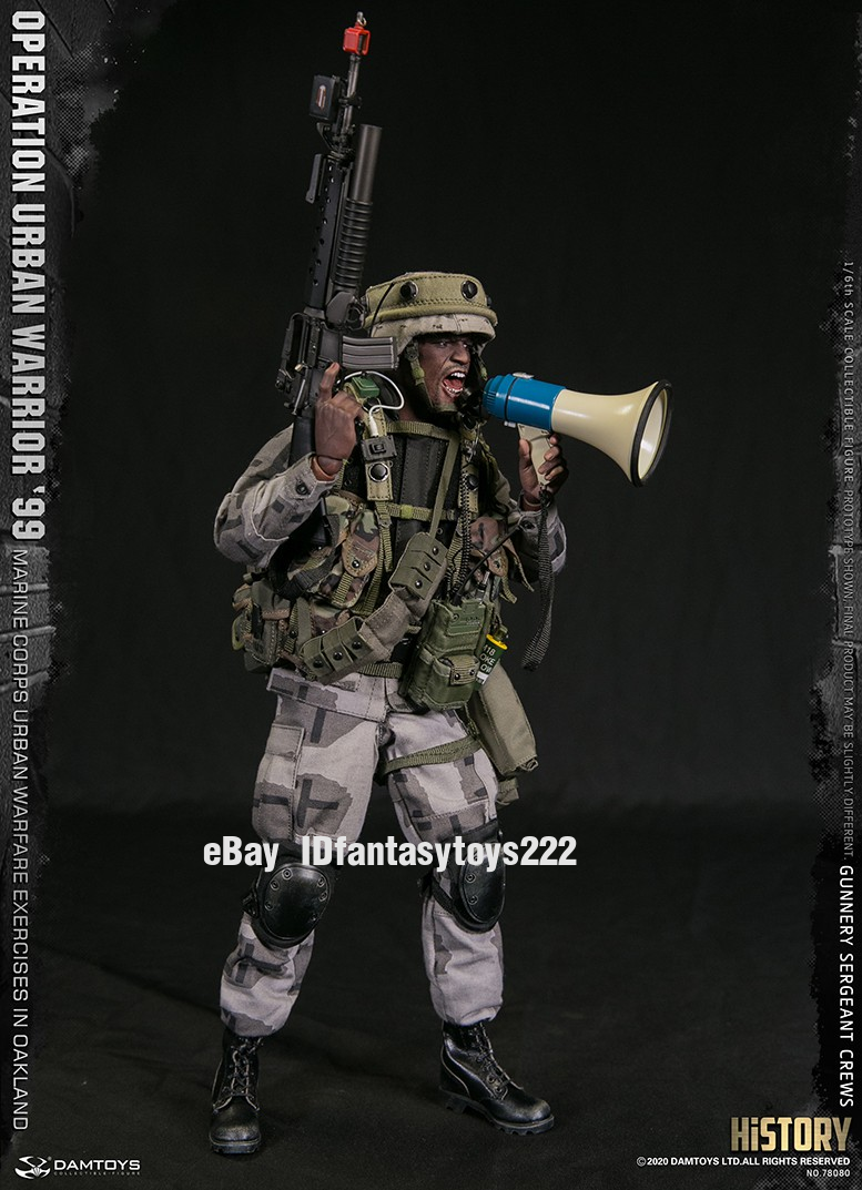ミリタリー DAMTOYS OPERATION URBAN WARRIOR '99 DAMTOYS Operation Urban Warrior 99 Marine Corps Sergeant Major 1/6