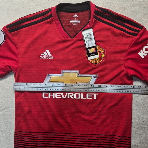 Camiseta de fútbol Adidas Martial 11 Manchester United Chevrolet Kohler adulto pequeña - Imagen 5 de 8