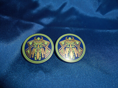 Playmobil Wikinger 2 x Rundschild Schild blau grünlich gold Set top