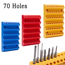 Hexagon Holder Drill Bit Hex Bits Holder Box Tool Organizer 1/4 inch (w/Screw)