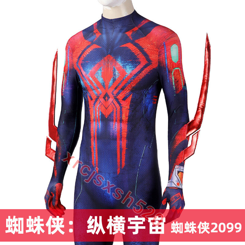 コスプレ 2099 Spider-Man Across The Spider-Verse Jumpsuit Cosplay