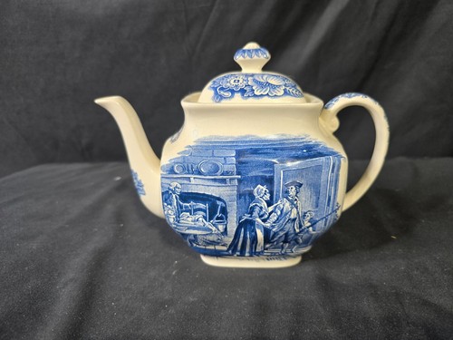 Staffordshire Liberty Blue Teapot
