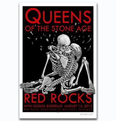 58492 Queens Of The Stone Age Red Rocks Music Band Wall Decor Print Poster
