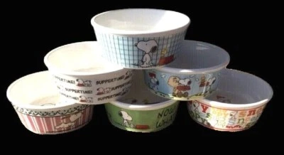 Peanuts - Snoopy Napf Hundenapf Katze Fressnapf Trinknapf 6 Motive aus Steinzeug