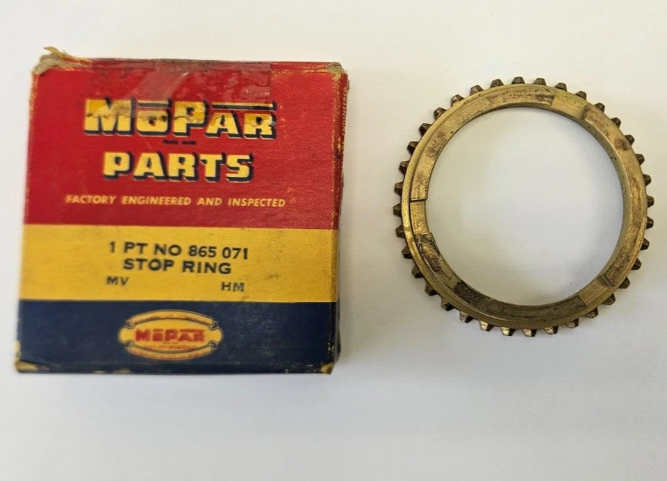 Anillo de parada de engranajes embrague transmisión Desoto Dodge Chrysler 1941-1952 865071 nuevo en stock Foto 3 de 4