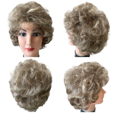 Ash brown short wavy wig Eva Gabor color  18 / 22 light petite Sweet Nothing