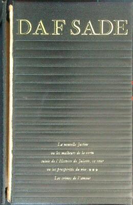 OEUVRES COMPLETES DU MARQUIS DE SADE. EDITION DEFINITIVE. TOME