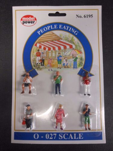 Model Power O Scale People Eating Pack (6 Figures) - MP6195 - Picture 1 of 1