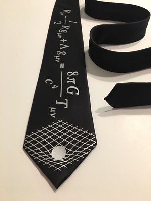 The Curvature Of Space, Gravity, Einstein Field Equation, Very Cool Necktie!