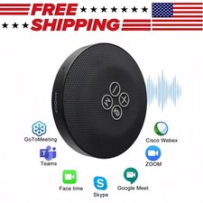 Bluetooth Conference Speakerphone with Noise Cancelling Mic for Home Office