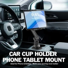 Adjustable Cup Holder Phone Holder, Tablet Car Cradle Holder Samsung Galaxy 2025