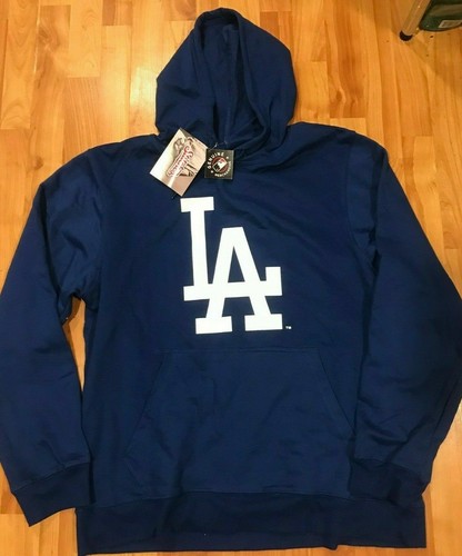 STITCHES MLB LOS ANGELES DODGERS LOGO 2020 CHAMPION LA PULLOVER HOODIE S/M/L/2XL - 第 11/12 張圖片