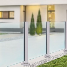 Glass Railing Post,Mid Post 65cm 304 Stainless Steel Balustrade for Balcony Deck