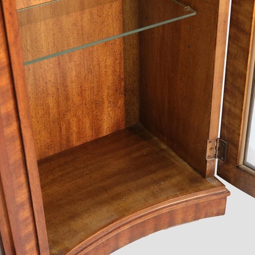 Antique French Louis XV Flame Mahogany Swell Front Marble Top Server C1830 - Picture 11 of 19