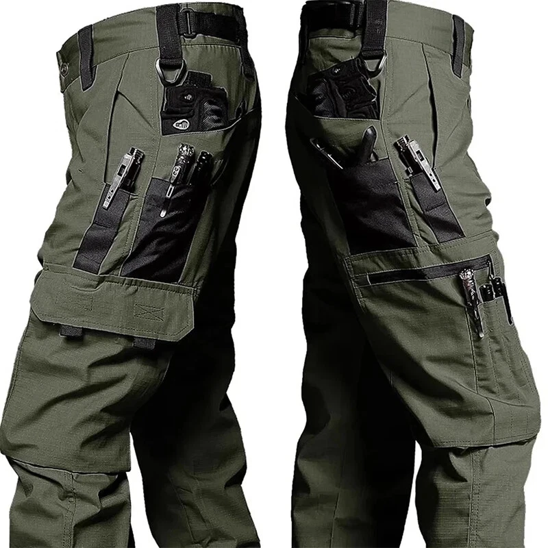 Mens Cargo Pants Trousers Work Casual Waterproof Pocket Workwear Hiking Outdoor
Opens in a new windo
