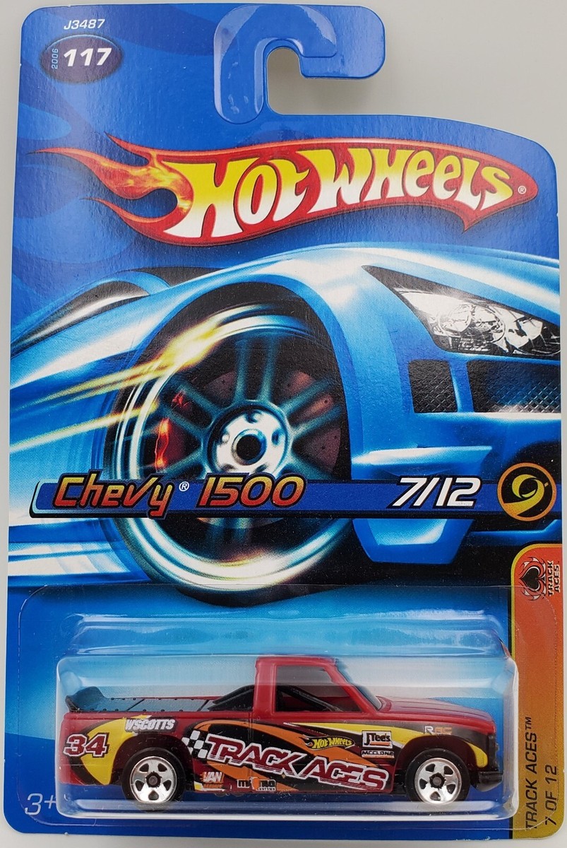 【レアカード】ホットウィール CHEVY 1500 CHEVY 1500 Red 2006 Hot Wheels #117 Track Aces Mattel | eBay