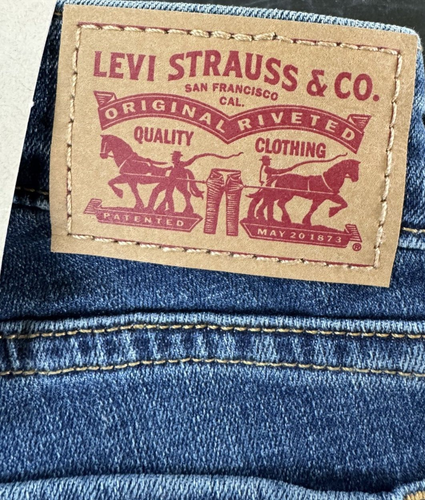 Levi's 711 Skinny Women's Jeans Astro Indigo - Dark Wash - 25 x 32 - Picture 5 of 5