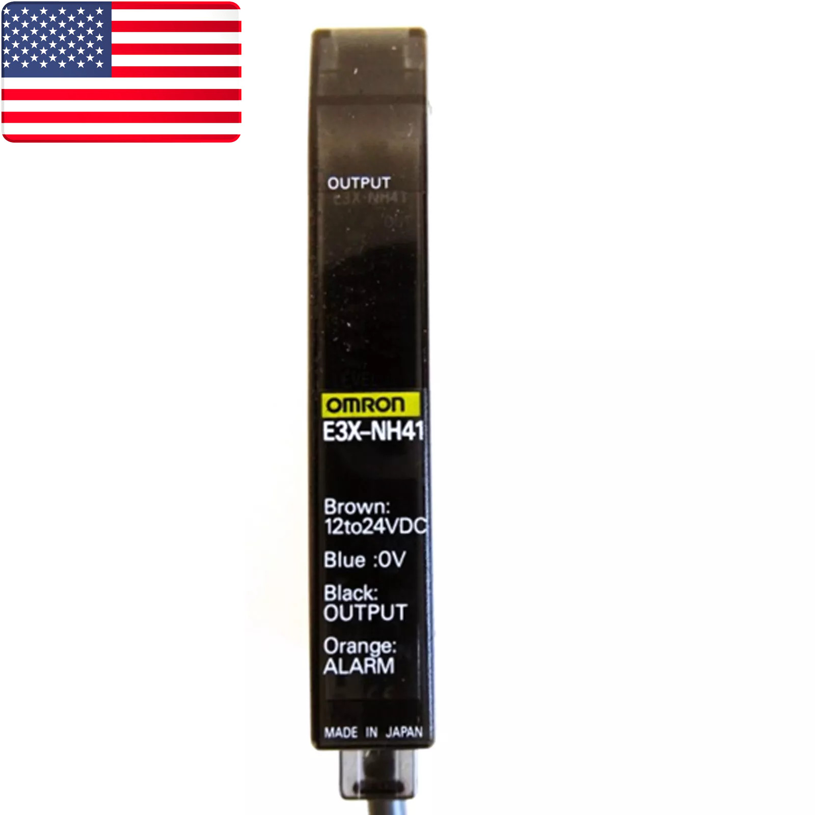 NEW OMRON E3X-NH41 PHOTOELECTRIC SENSOR SWITCH 12-24V VDC 2M