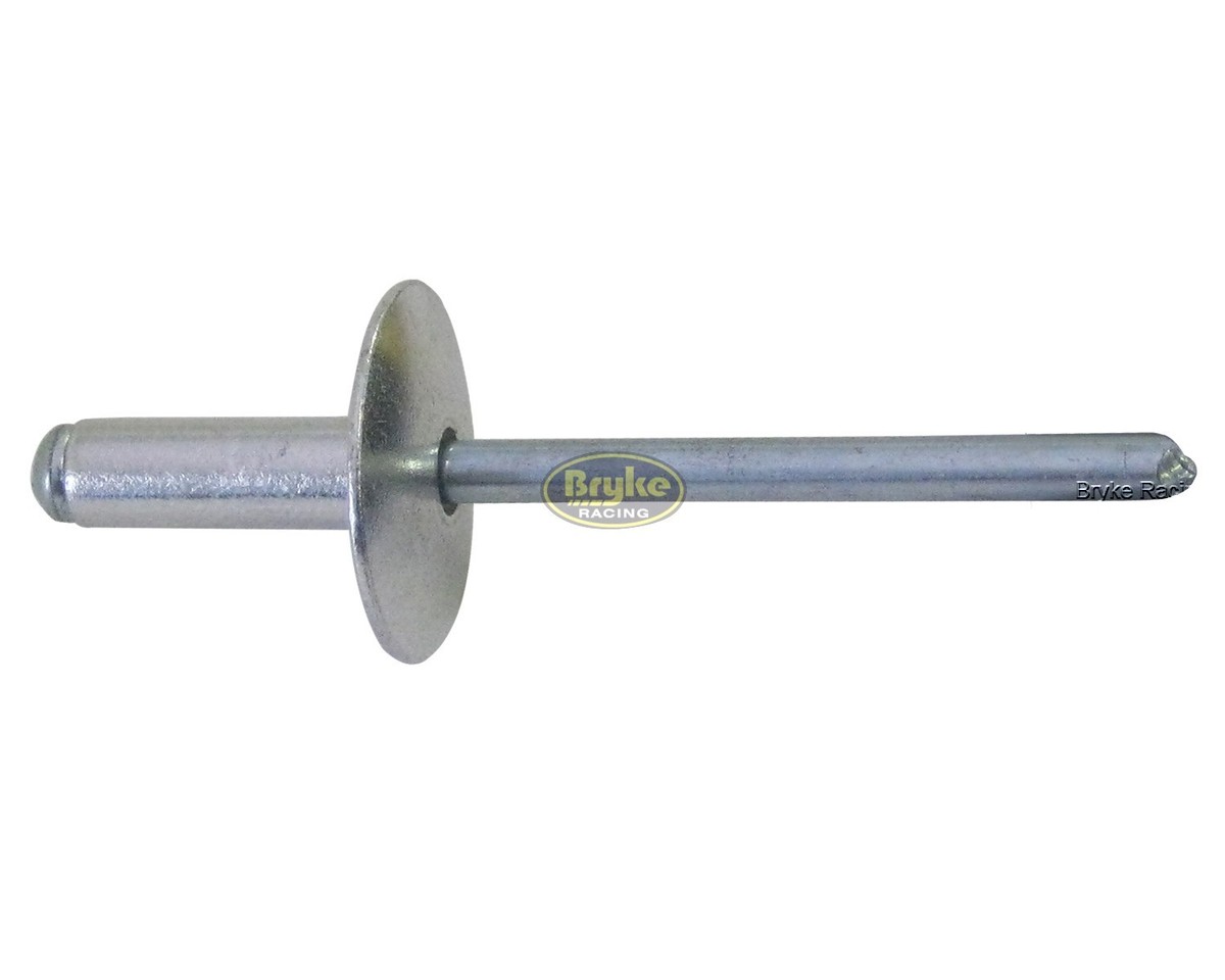 Exploding Smal Head WHITE Rivets Pop Rivet 50ct 3/16" Tri-fold - Foto 8