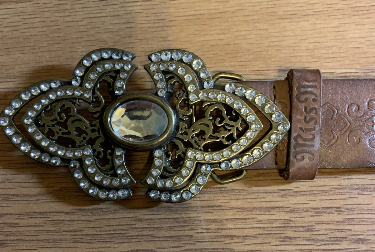 Miss Me leather embellished belt XL Miss Me Belt - Women main image 3