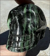 Rubycrosite Crystal Skull - Vitality, Awareness - w/ Synergy 12+ yrs