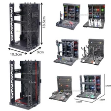 Gunpla 144 100 Gundam Model Yamada Display Base LED Hanger 6" 1/12 Action Figure