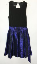 Eliza J Black and Blue Dress - Size 8 - (#D53)
