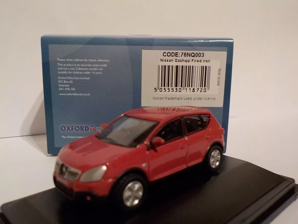 Miniatura Oxford NISSAN QASHQAI J11 BLANCO con 1001hobbies (Ref