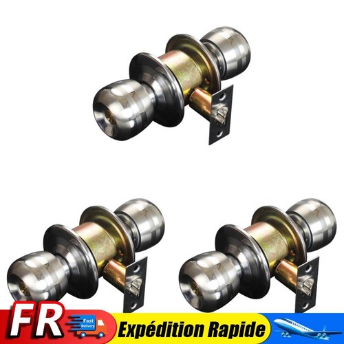 Keyed Entry Door Knob with Lock Interior and Exterior Door Lock for