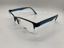 NEW TEMPO MR 3002 BK BLACK BLUE AUTHENTIC EYEGLASSES 55-18-140