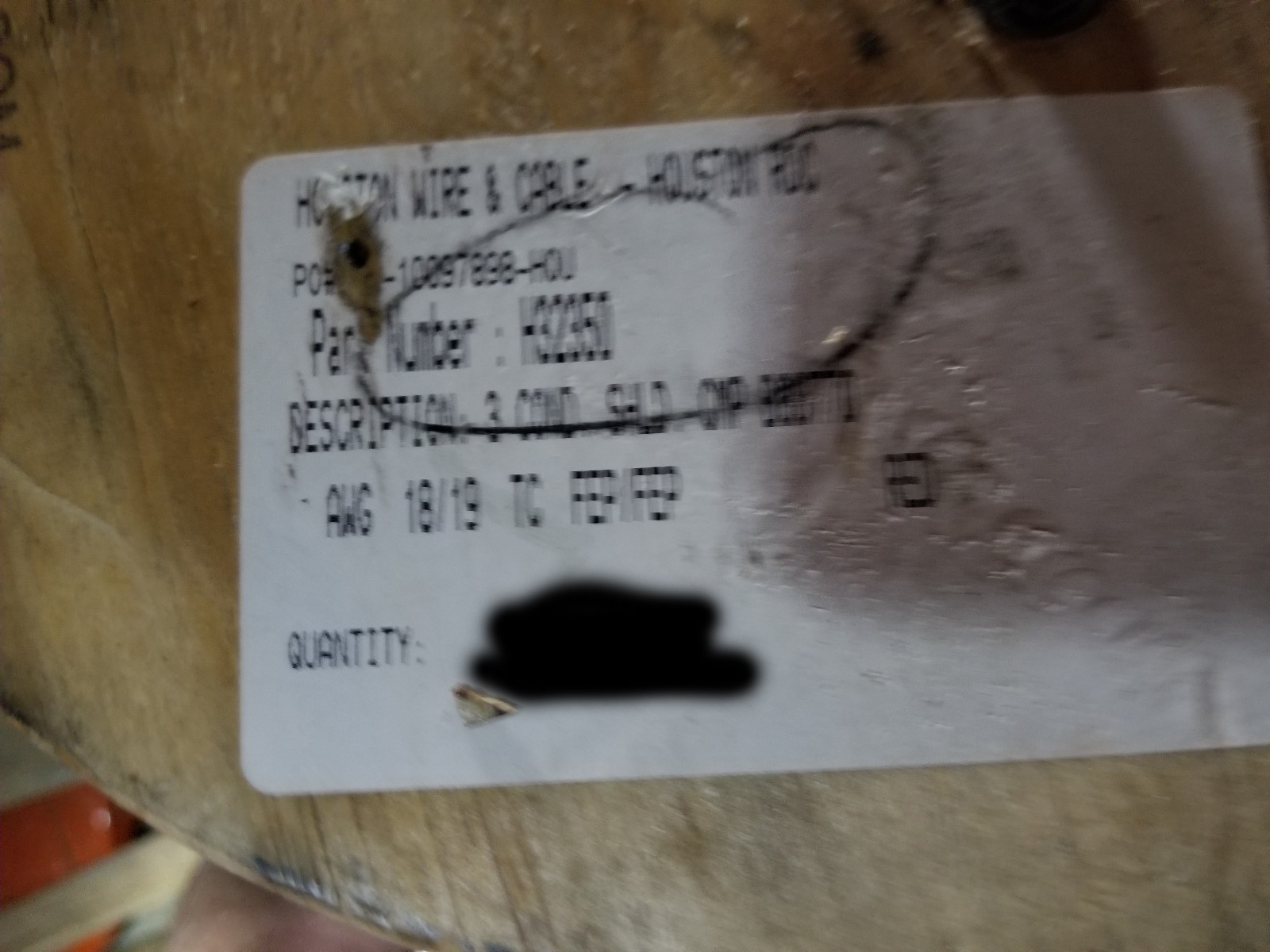 Houston Wire H32350 18/3C Shielded FEP/FEP Plenum Control Cable CMP Red /50ft