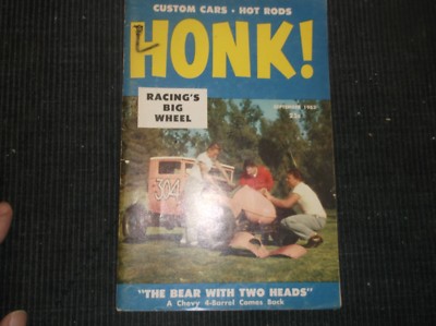 Vintage AUTOMOTIVE RESTORE Magazine HONK! Sept.1953/small 5.5 x8  format/Wheels