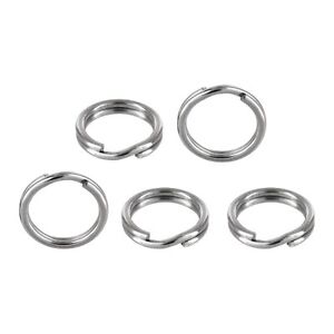 10 Count 316 Stainless Steel Scuba Diving Split Ring Gear Attachment 33mm