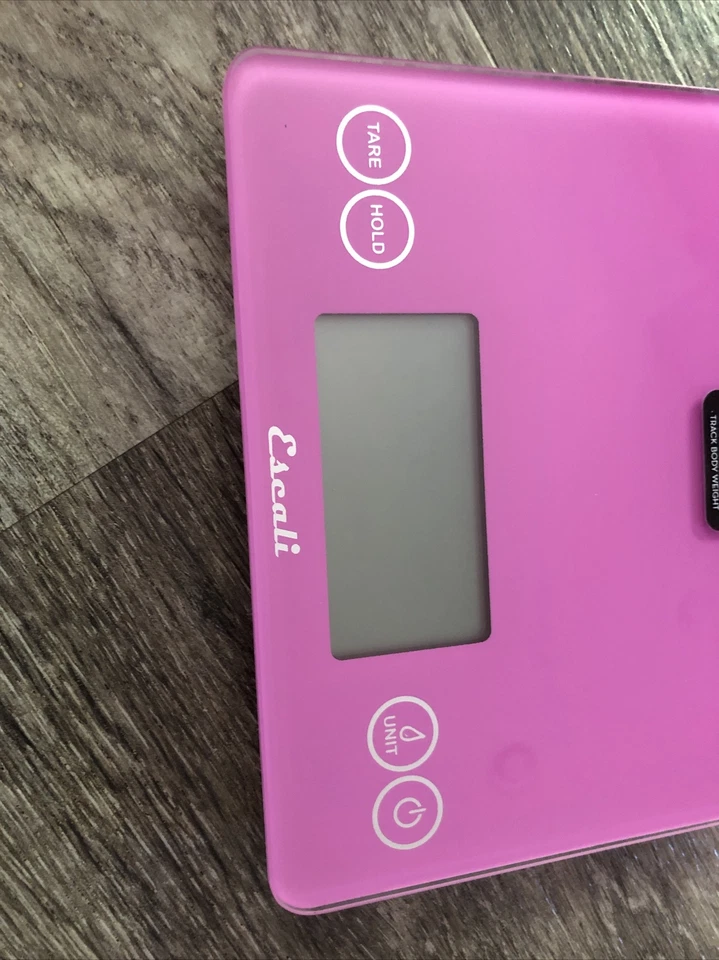 Escala de vidro digital Escali Art I rosa nova na caixa - Imagem 4 de 4