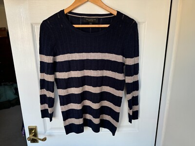 PAUL COSTELLOE BLACK LABEL CREW NECK SWEATSHIRT UK 12 MEDIUM JUMPER WOOL  KNIT UK