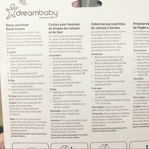 Dreambaby Stove and Knob Oven Covers Set of 4 New in Box - Picture 3 of 3