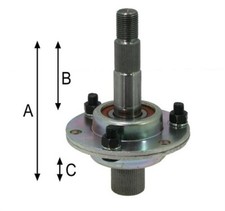 MTD Supporto portalama cpl per trattorino 32" e 36" A 138 mm B 88 mm C 42 mm