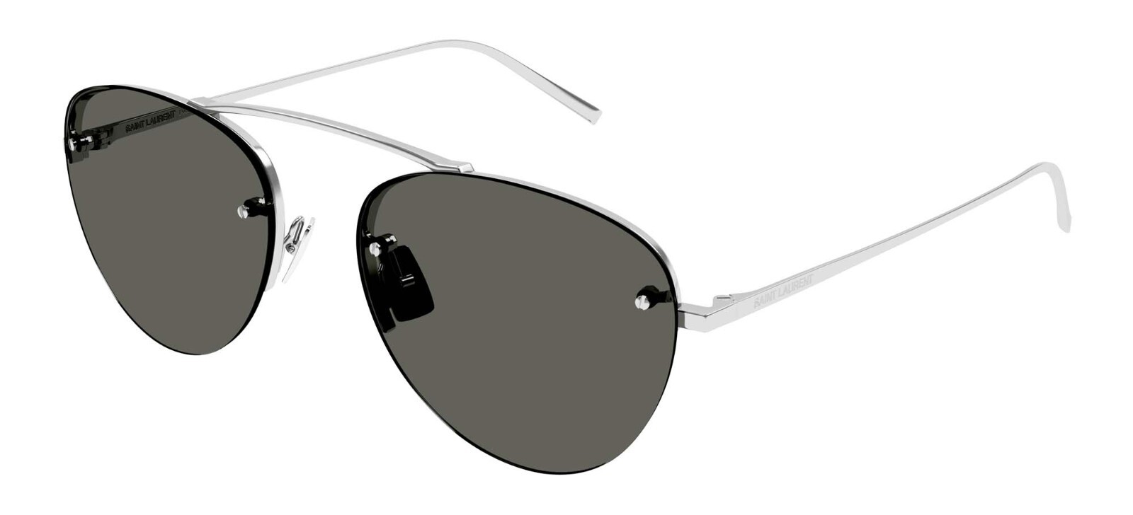 Saint Laurent SL 575 Occhiali da sole argento grigio (002)
