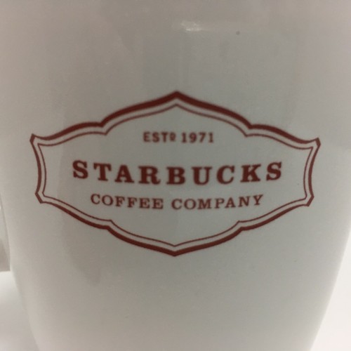 Starbucks 13 oz. Christmas 2006 Coffee Mug Cup White w Red Graphic and Inside. - Foto 4 di 11