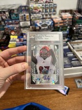 True 1/1 dez fitzpatrick leaf metal rookie Rc  auto Crystal Black Rare Steelers