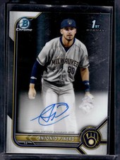 2022 Bowman Chrome #CPA-AP Antonio Pinero Prospect Autographs