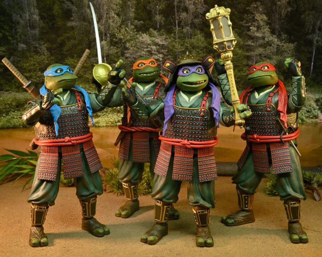 NECA TMNT Teenage Mutant Ninja Turtles 3 Samurai Ver. Figure