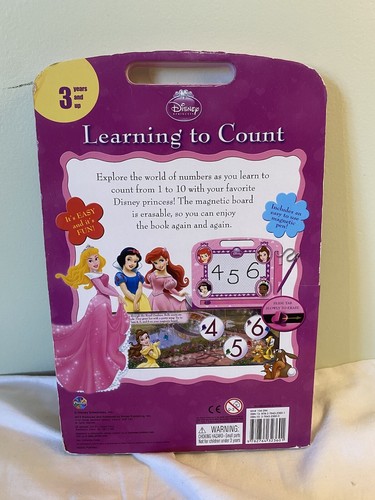 Disney Princess Learning to Count Interactive Drawing Book - Picture 6 of 10