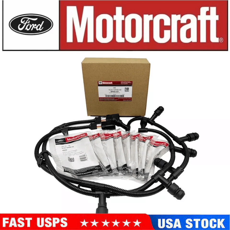 OEM Motorcraft ZD13 glow plug  Harness Kit For 04-10 Ford F250 6.0L Powerstroke