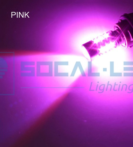 2x Violet Pink 9005 LED Bulbs 15W SMD 5730 High Bright Daytime Running Projector - Picture 6 of 7