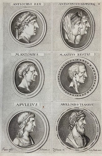 Numismatik Antiochos Seleukiden Marcus Antonius Antike Apuleius Kleopatra 1690 - 第 1/2 張圖片